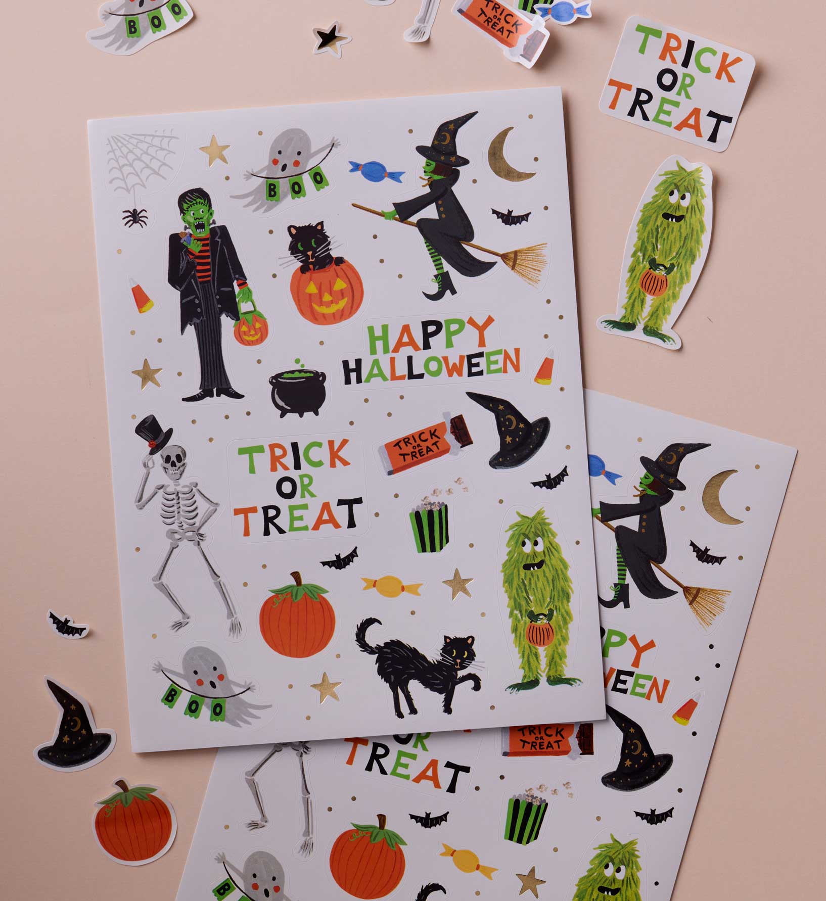 Sticker Set - Halloween Parade