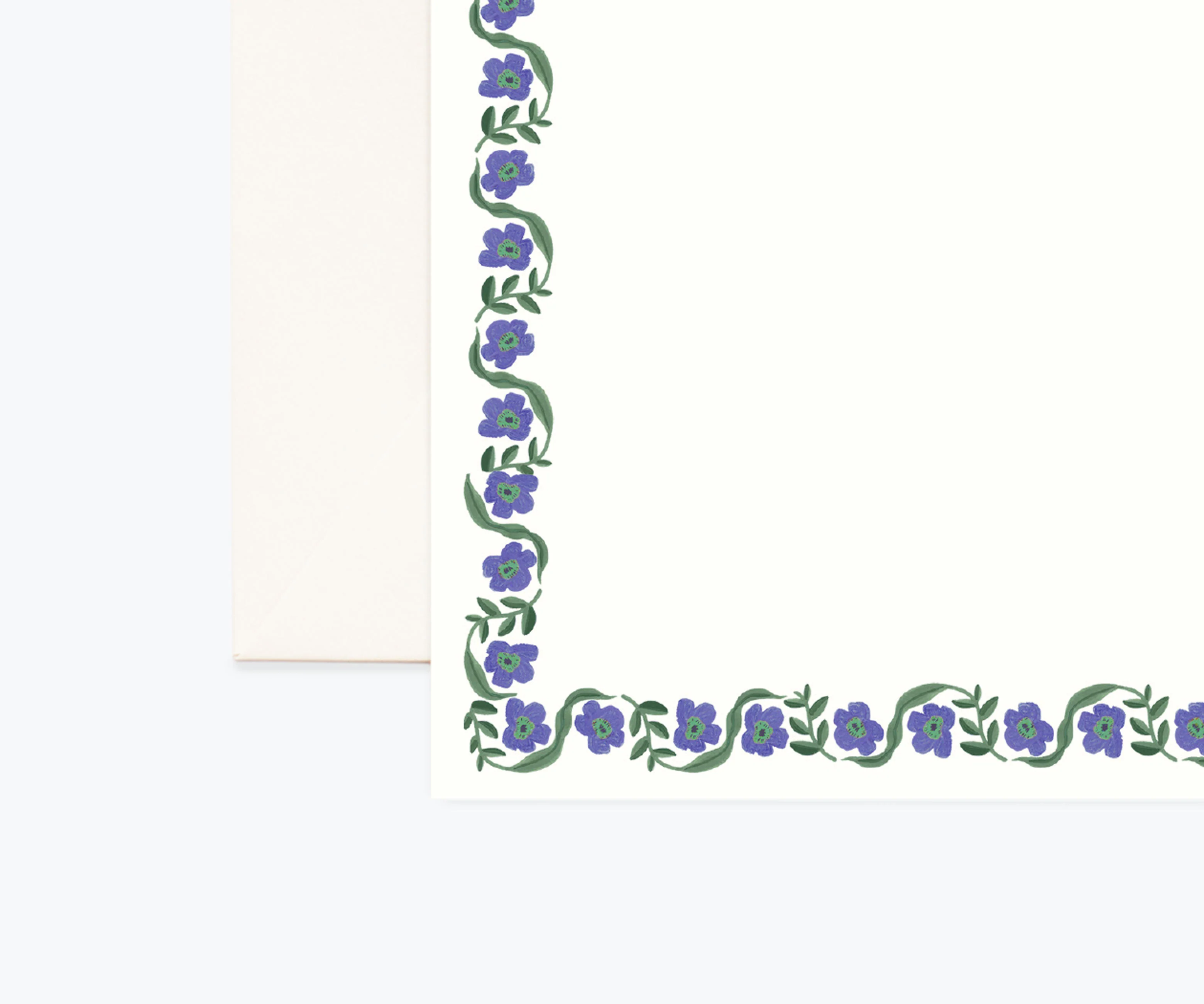 Floral Personalized Stationery  - Delphine