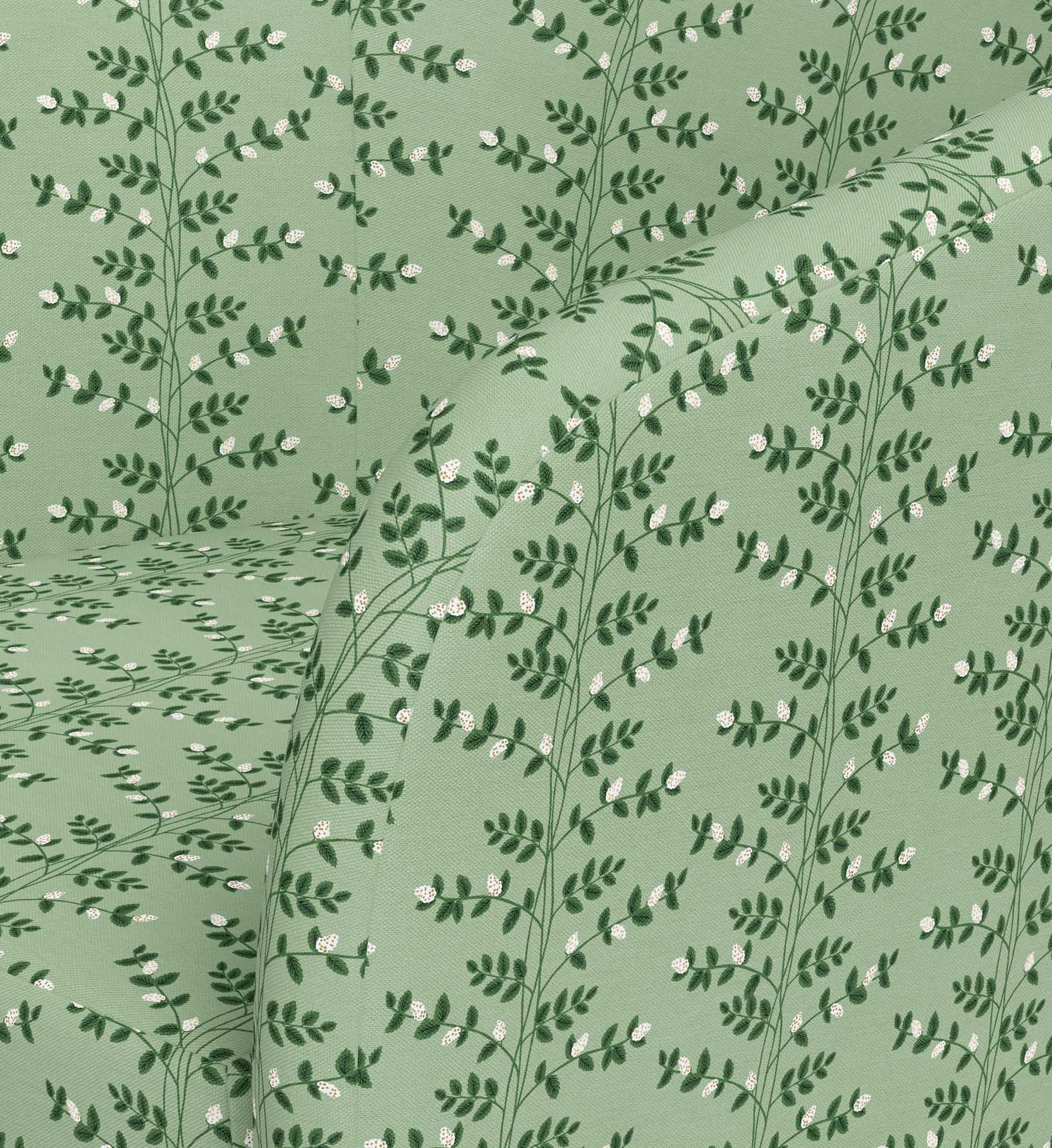 Pembroke Swivel Chair - Climbing Vines