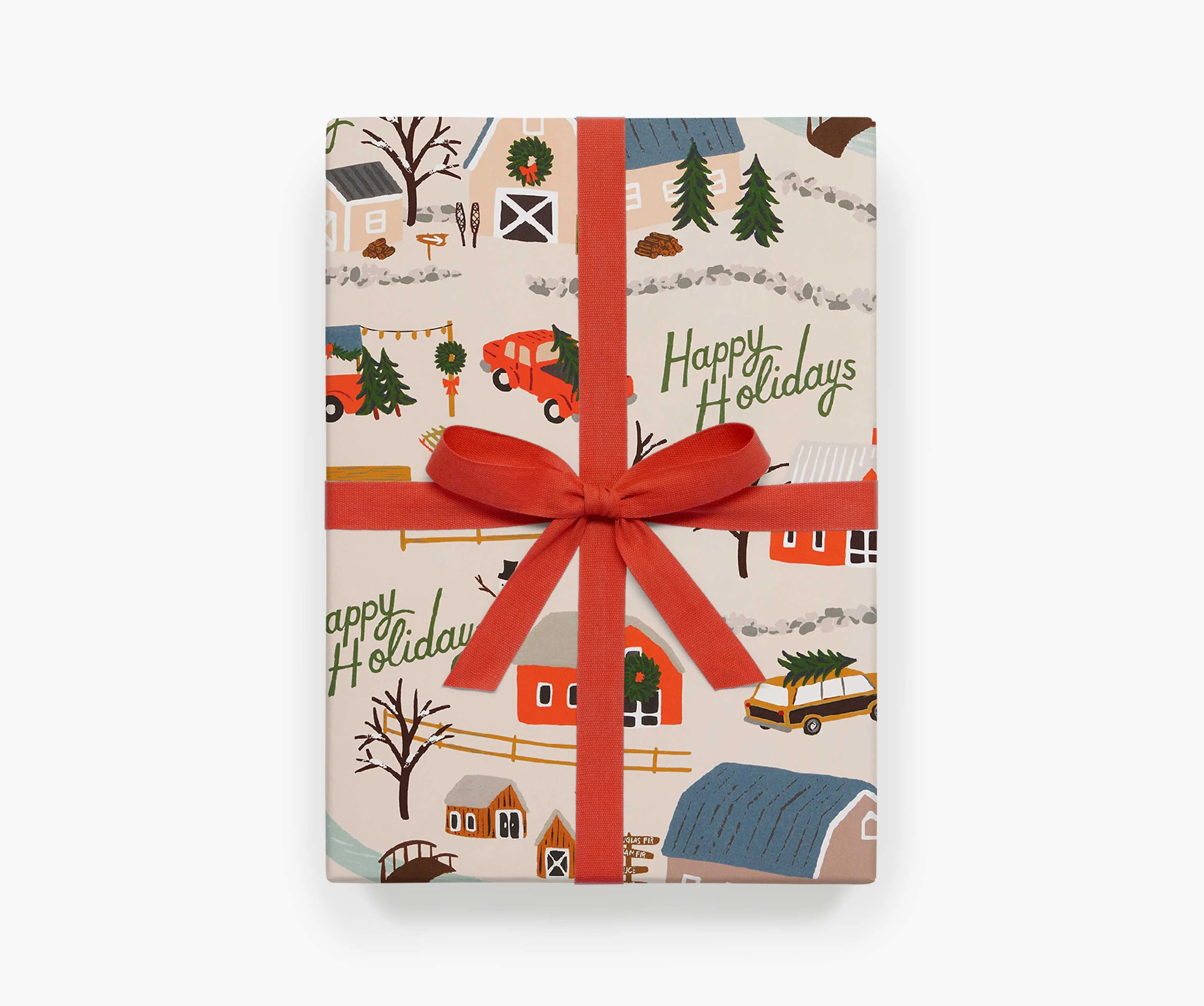 Holiday Wrapping Sheets - Holiday Tree Farm