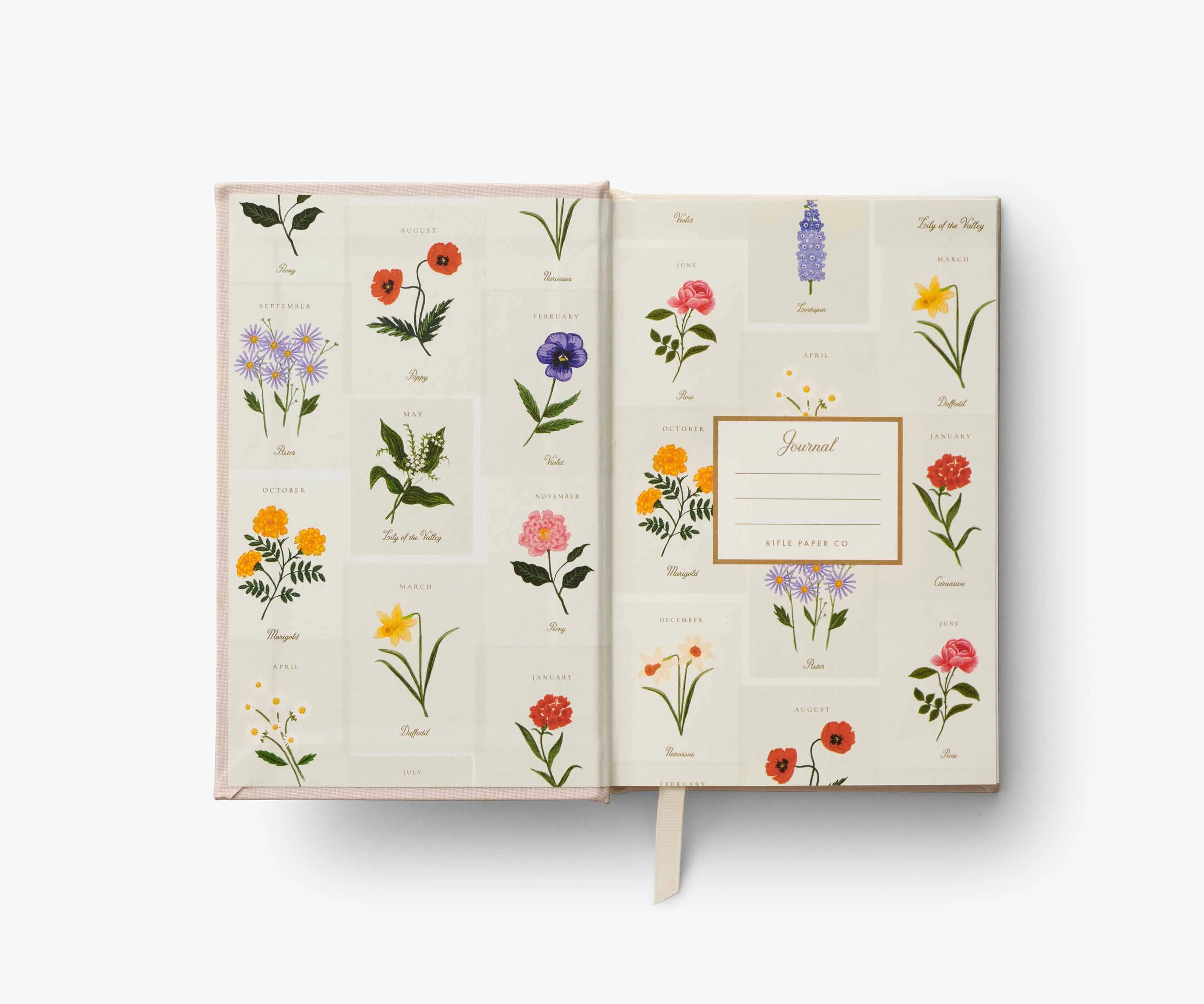 Birth Month Mini Embroidered Journal - March