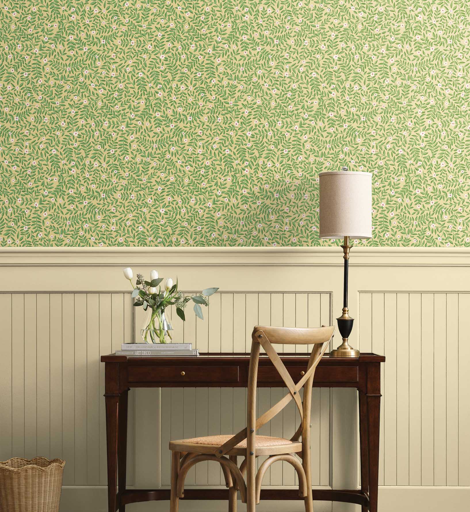 Elodie Peel & Stick Wallpaper Sample - Gold