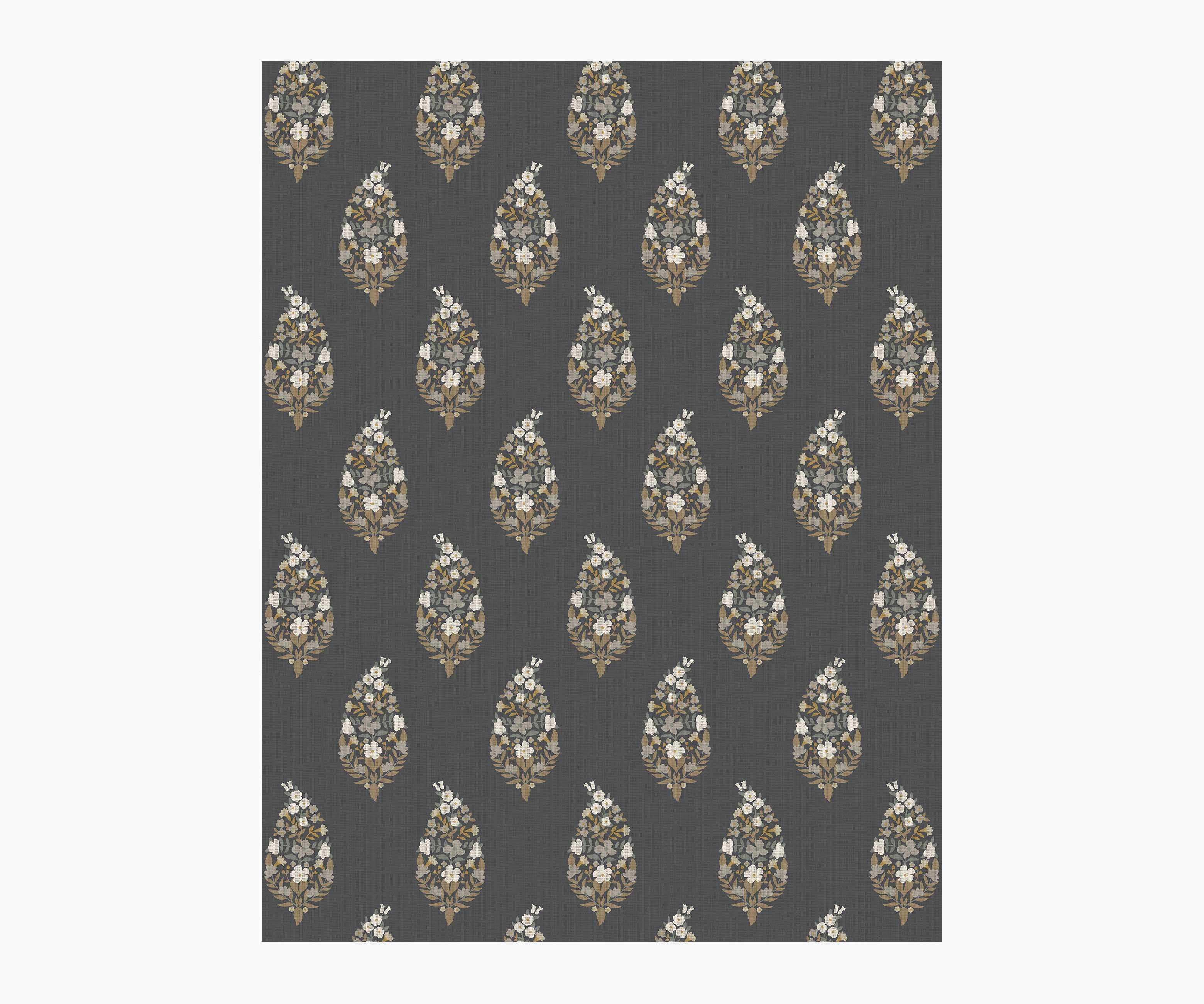 Paisley Wallpaper Sample - Black