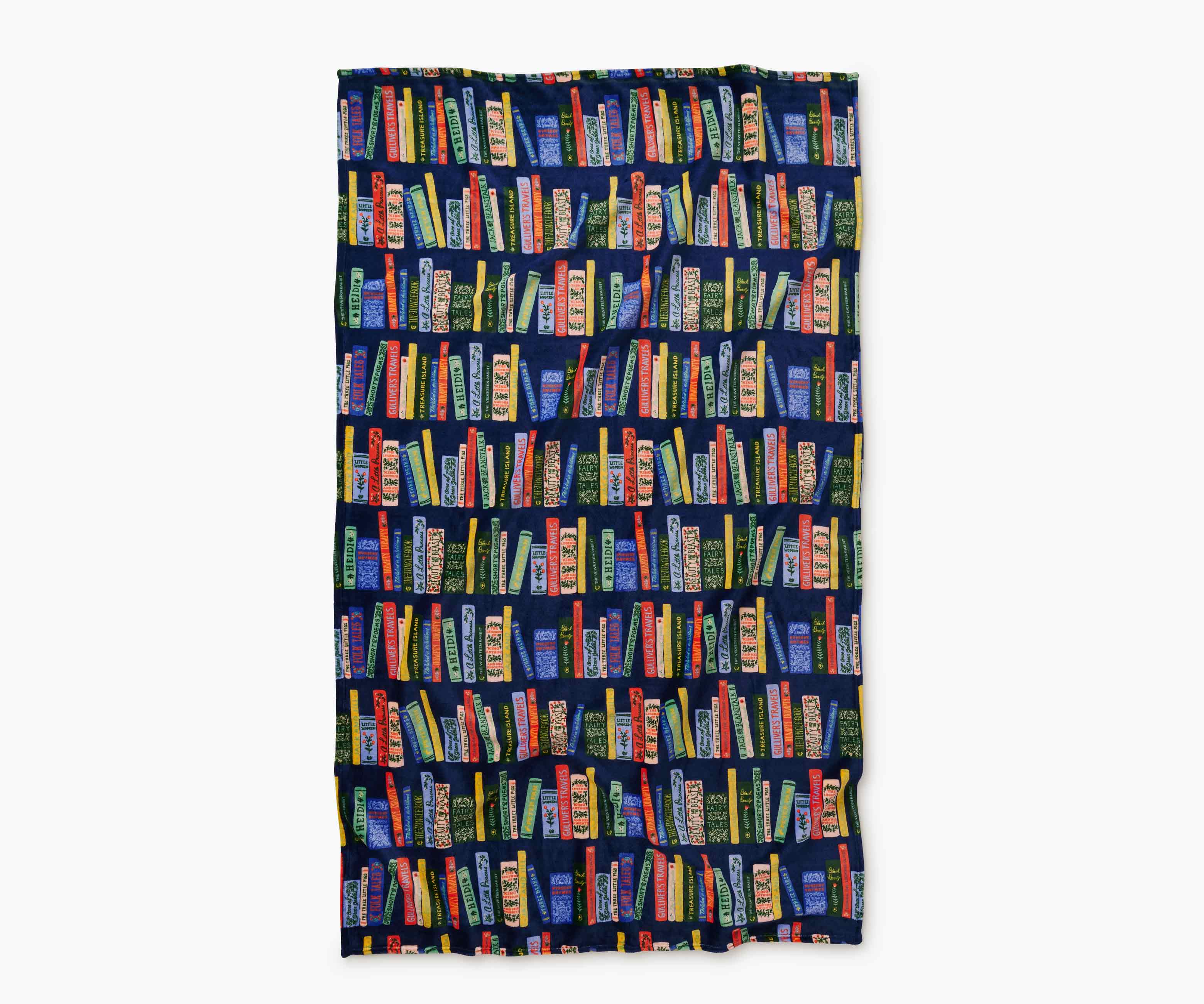 Fleece Blanket - Bookshelf