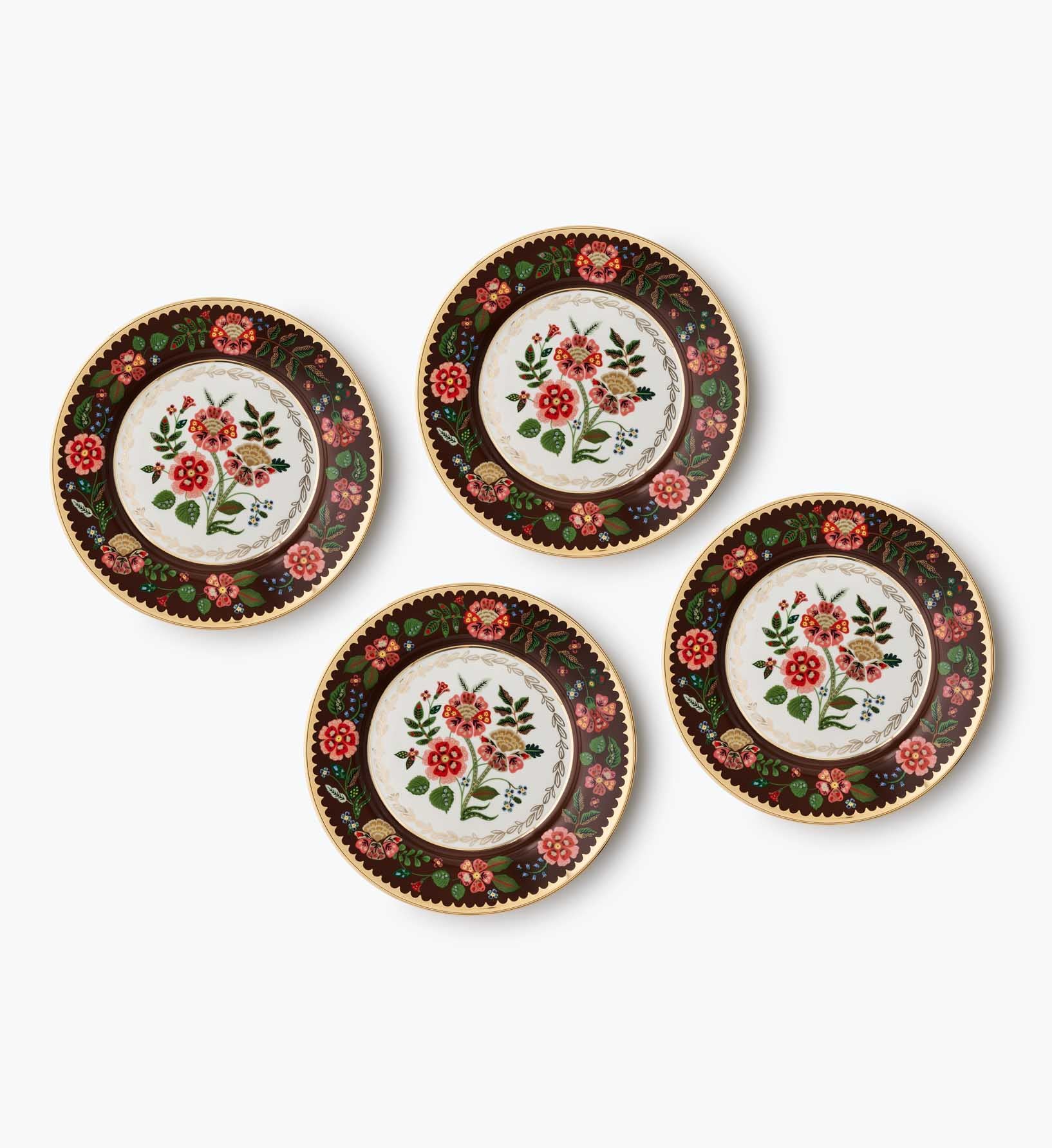Porcelain Dessert Plate Set - Gracie