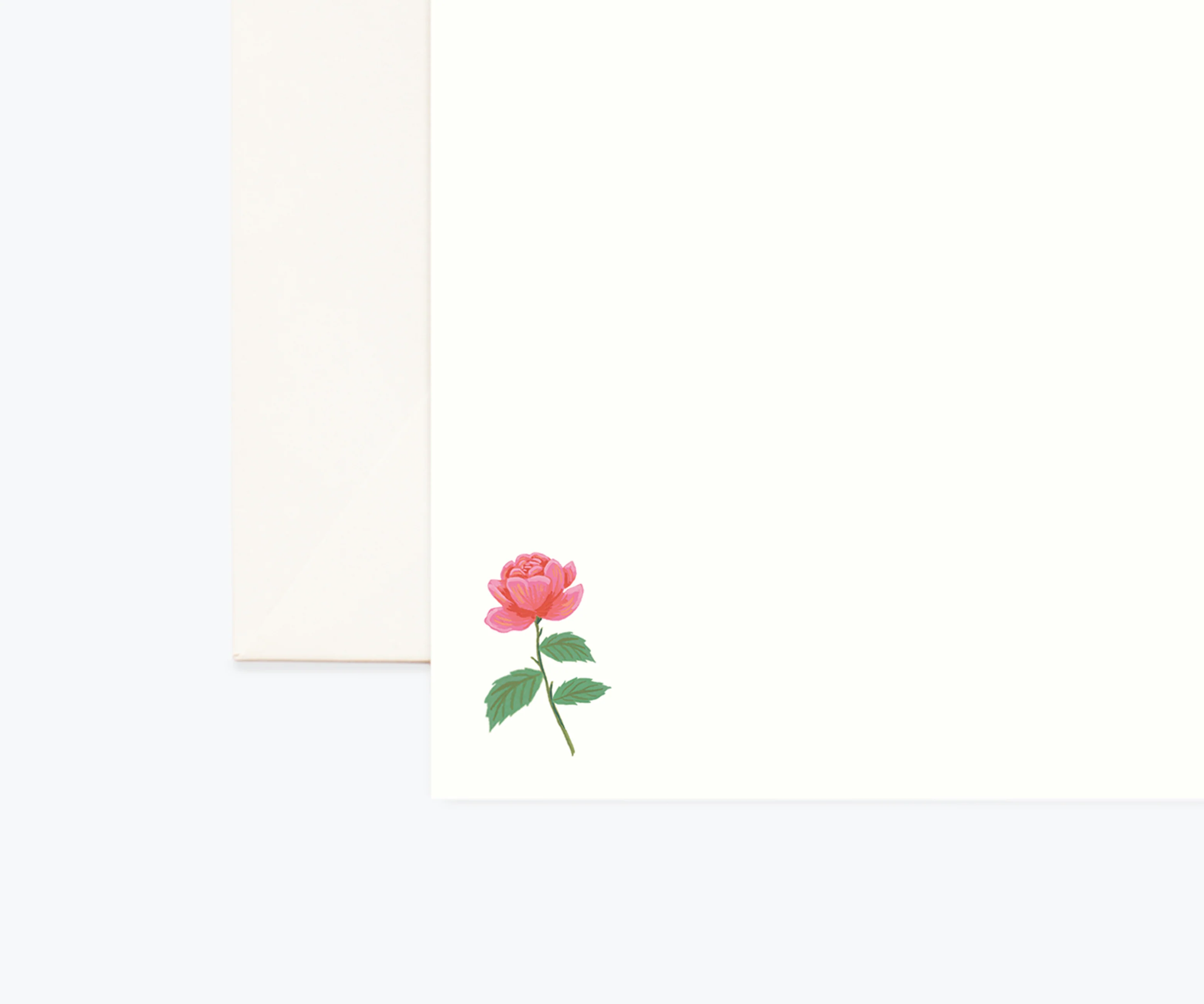 Floral Personalized Stationery  - Garden Roses