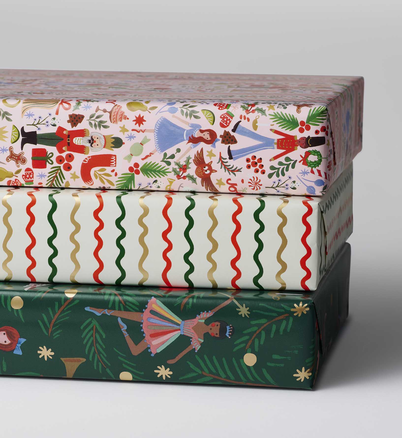 Nutcracker Set of 3 Wrapping Rolls