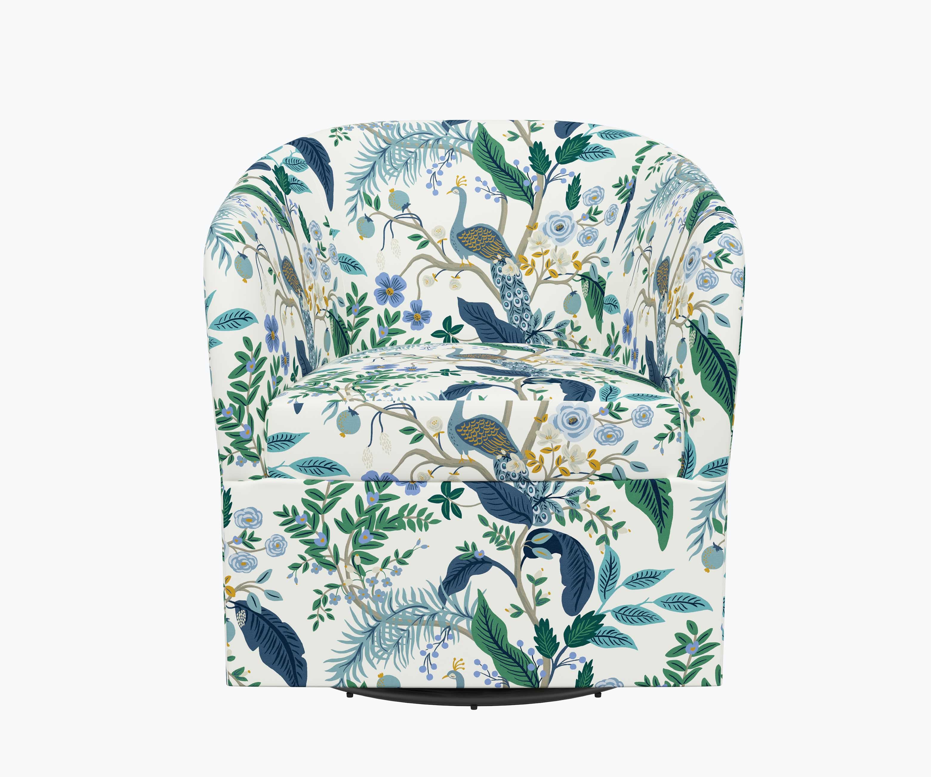 Pembroke Swivel Chair - Peacock